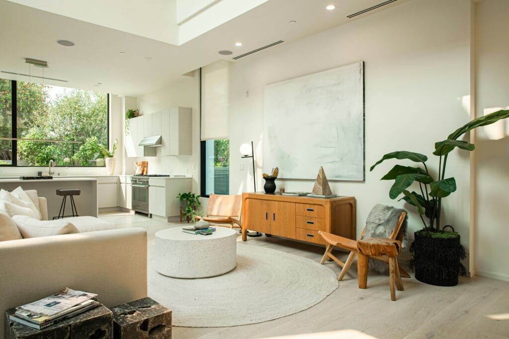 Stylish and welcoming living room setup featuring modern furniture and natural light—perfect for those discovering why lease-to-own is the smartest move toward accessible homeownership.