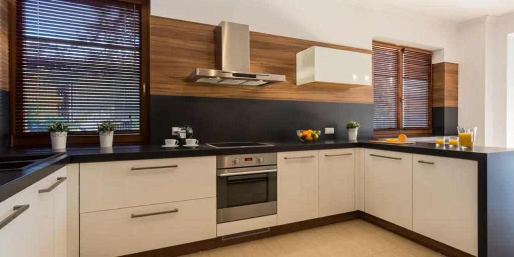 Modern kitchen interior in a Charlotte lease to own home, showcasing equity-building opportunities in North Carolina housing—and beyond.